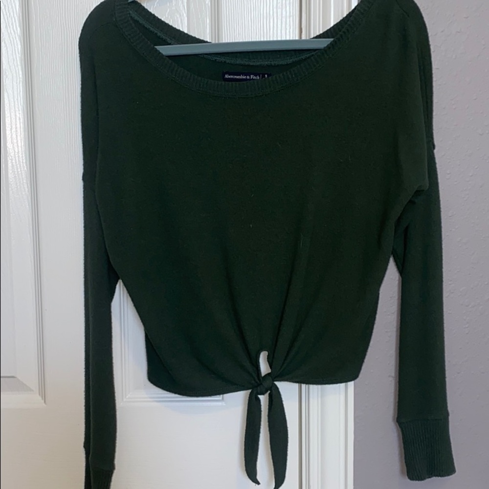 Dark green sweater